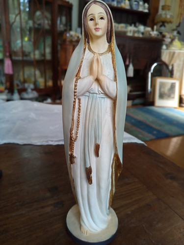 マリア像　壁掛け　陶器 マリア像・十字架・壁掛け3点セット | Antique Melford