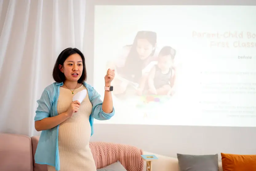 Christine Lee founder of Sunshine Pumpkin Singapore Early Learning and Play specialist