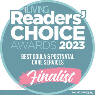 Expat Living Readers Choice Award 2023 Finalist Best Doula and Postnatal Care Services