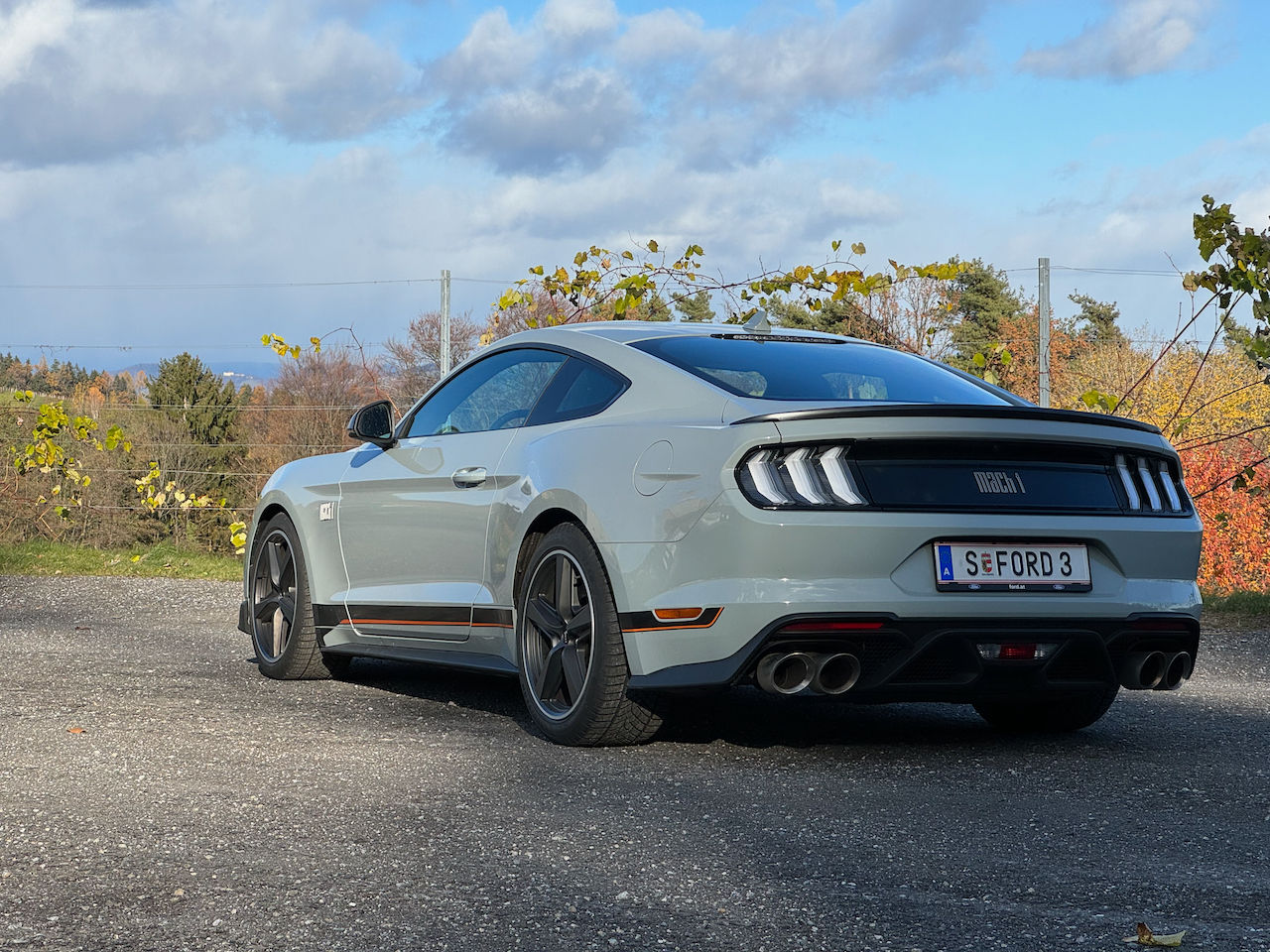 Ford Mustang Mach-1 – Heckansicht