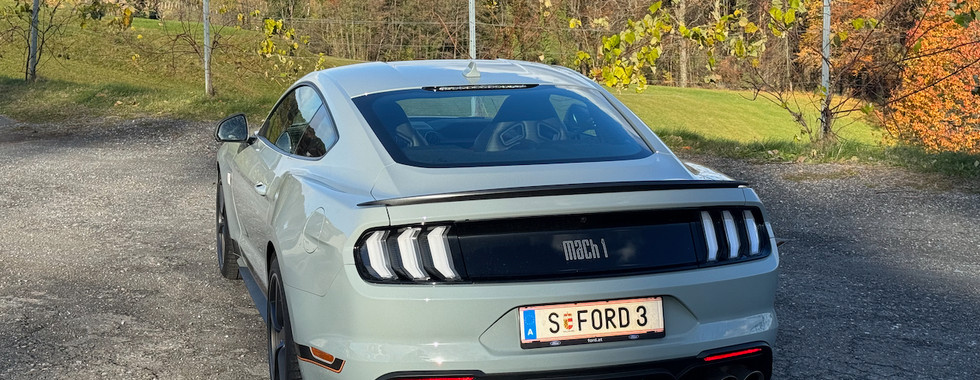 Ford Mustang Mach-1 – Heckansicht