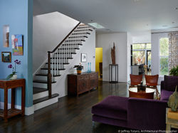 Pine St - Living Room Facing Stair