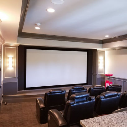 Home Theater 4K 8K  UHD Projector Screen Dolby Atmos Surround Sound