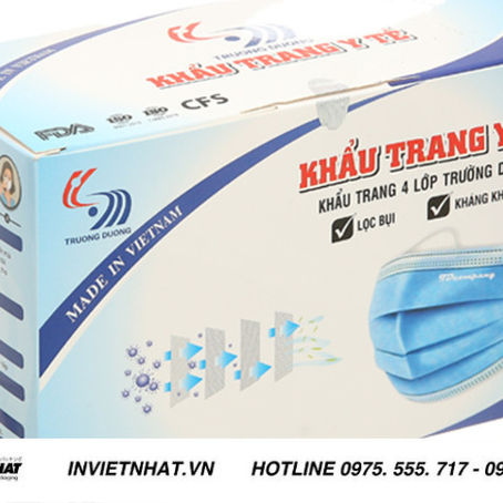 In Hộp Khẩu Trang Y Tế Giá Rẻ – Thiết Kế Hộp Đựng Đẹp, Chất Lượng