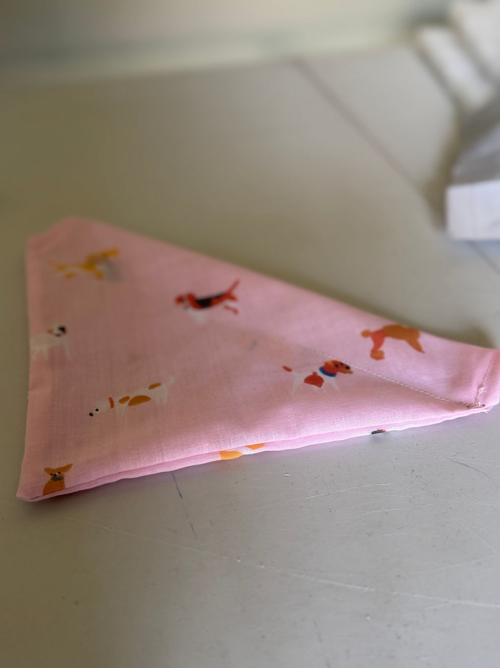Thumbnail: Pink dog bandana (medium)