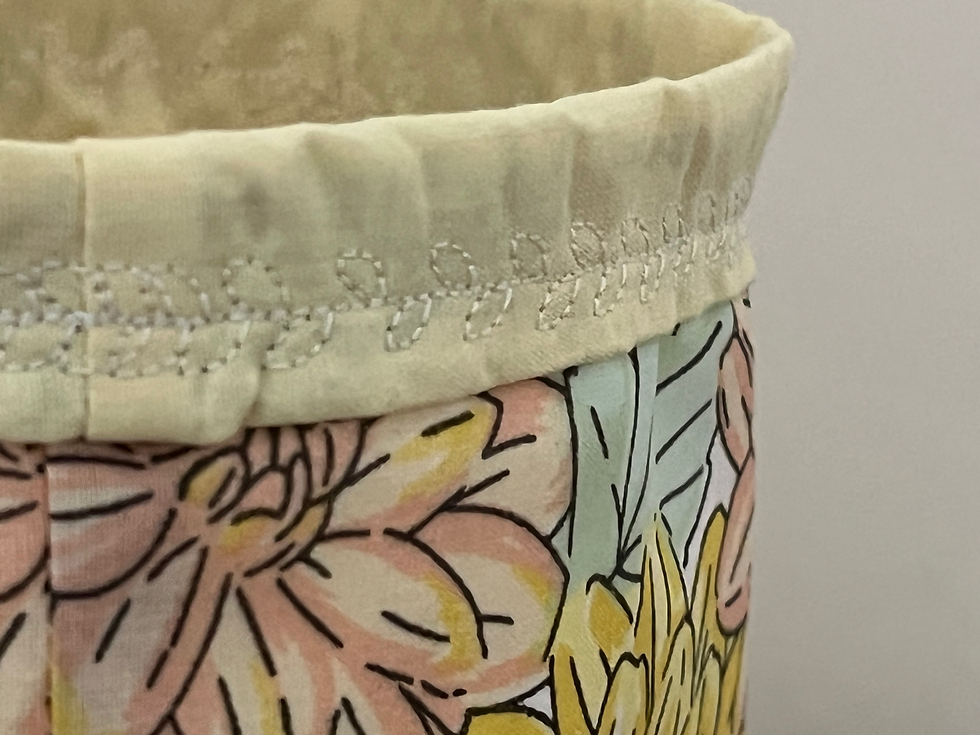 Thumbnail: Small fabric storage basket / storage box