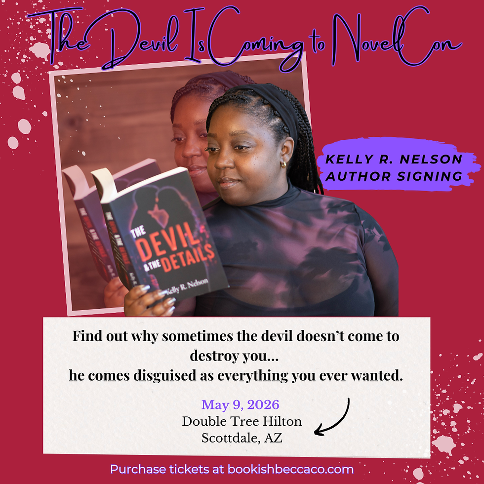 Meet Kelly R. Nelson at NovelCon 2026 — Author Signing for The Devil & The Details