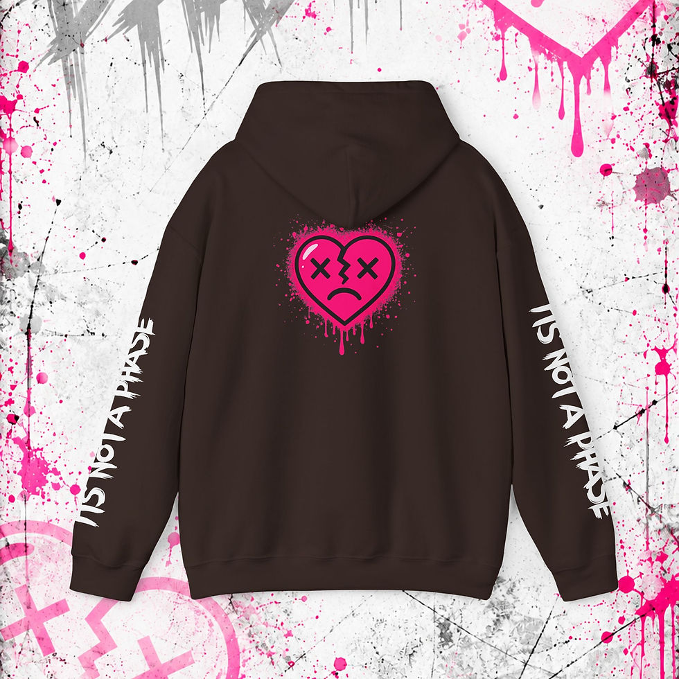 Thumbnail: It's Not a Phase Heart Graphic - Hoodie