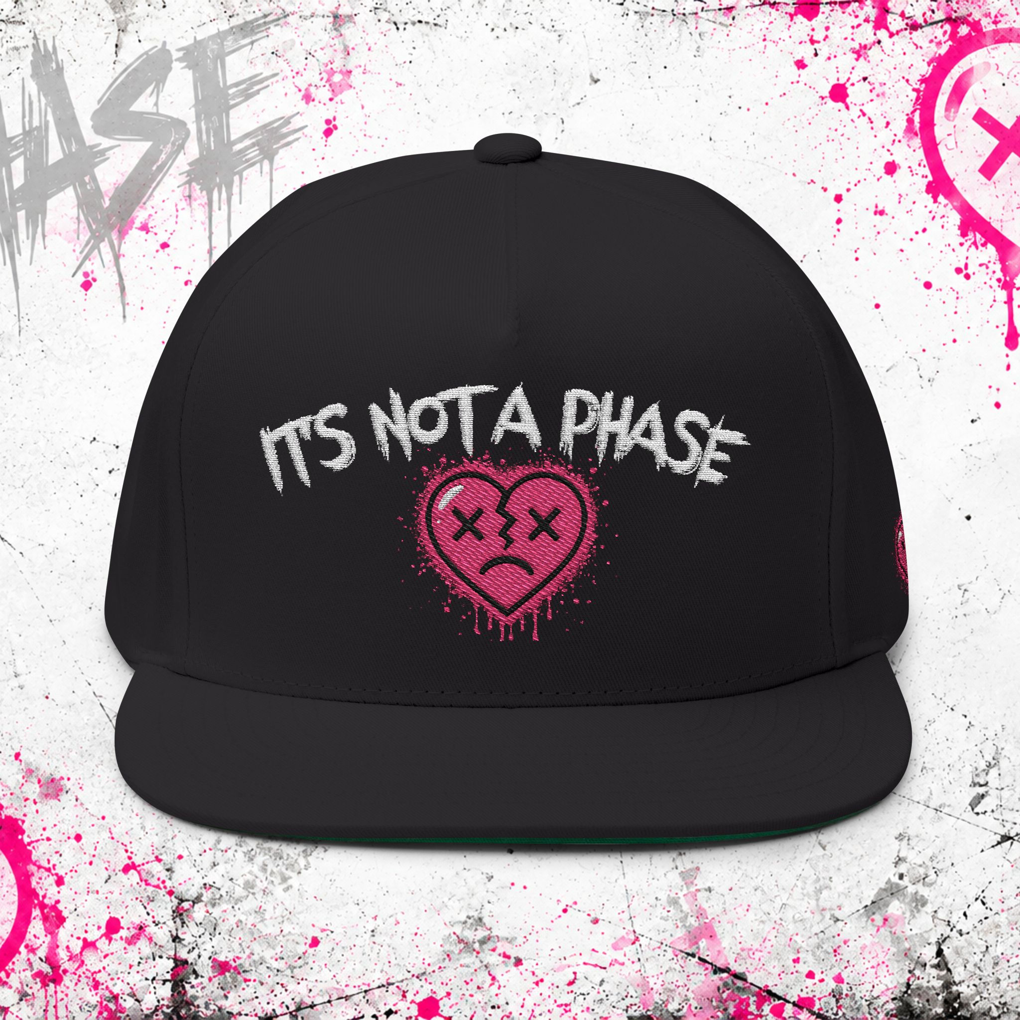 It's Not a Phase Embroidered Heart Snapback