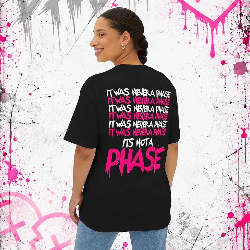 Thumbnail: Its Not a Phase - Oversized Graphic Shirt