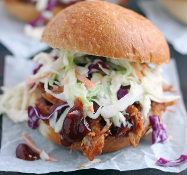 BBQ Pulled Pork Sandwiches and Potato Salad