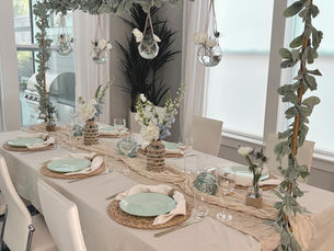 Boho Coastal Tablescape