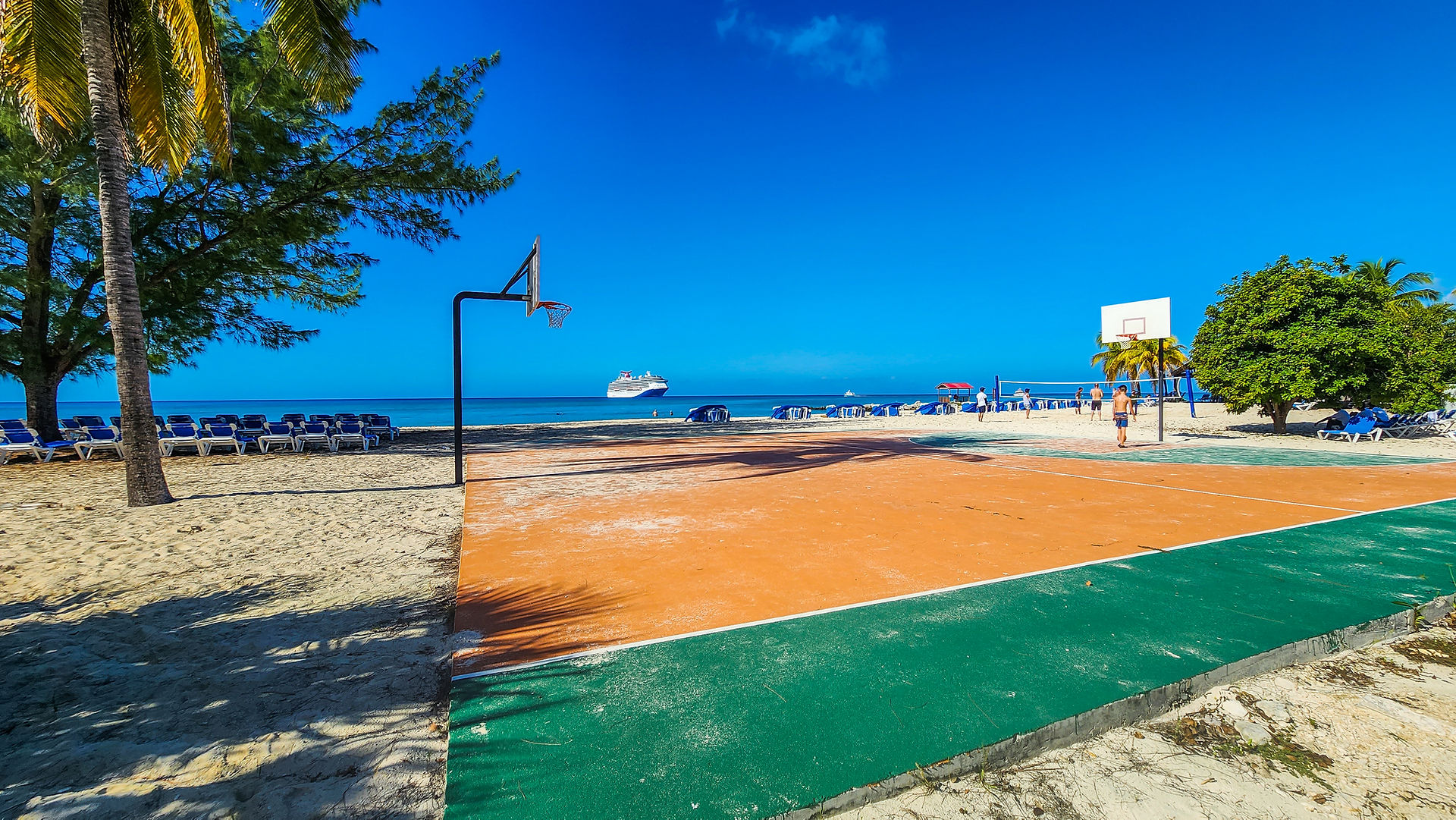Basketball Court in Princess Cays, Bahamas