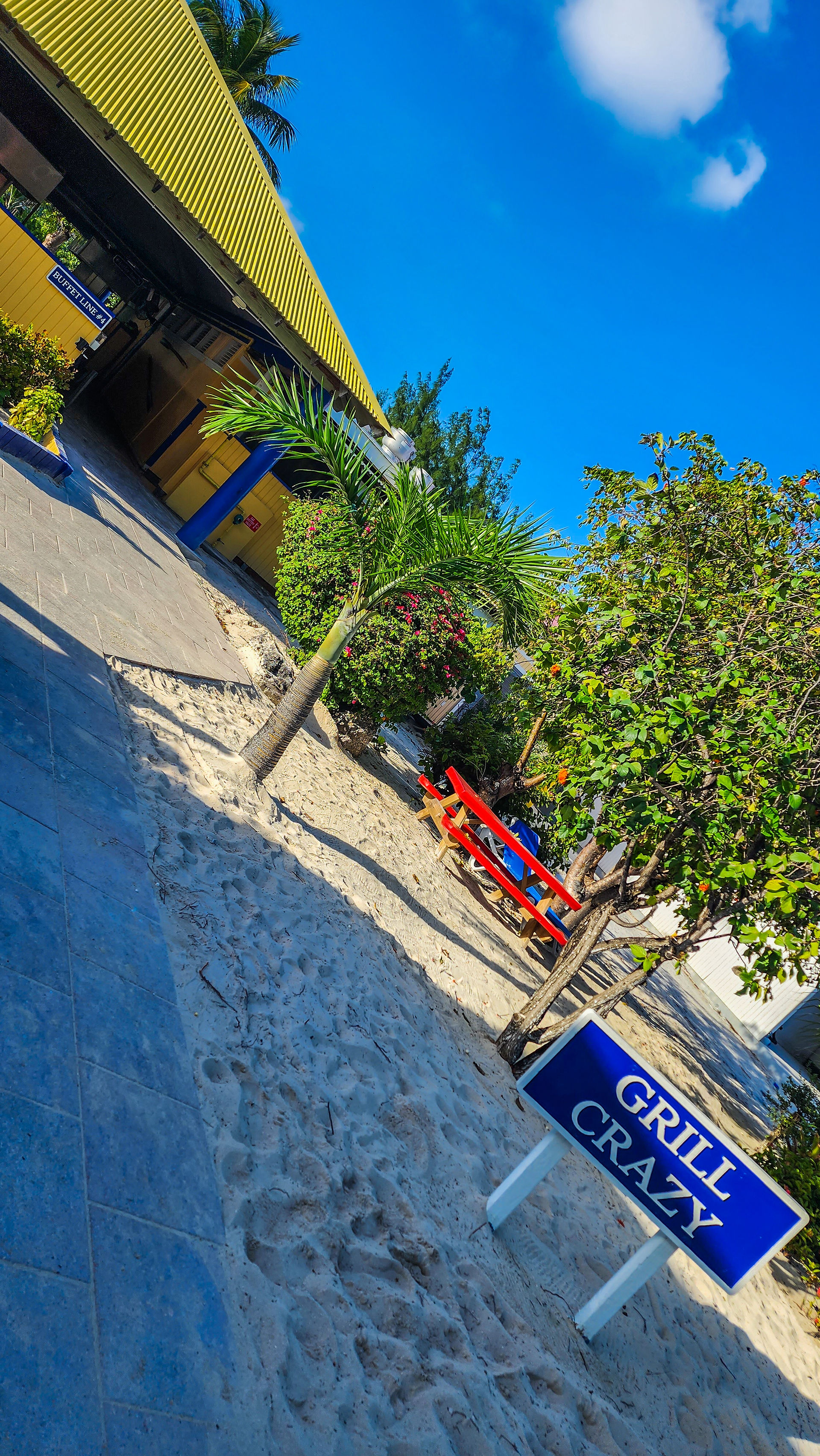 Entrance to Grill Crazy in Princess Cays