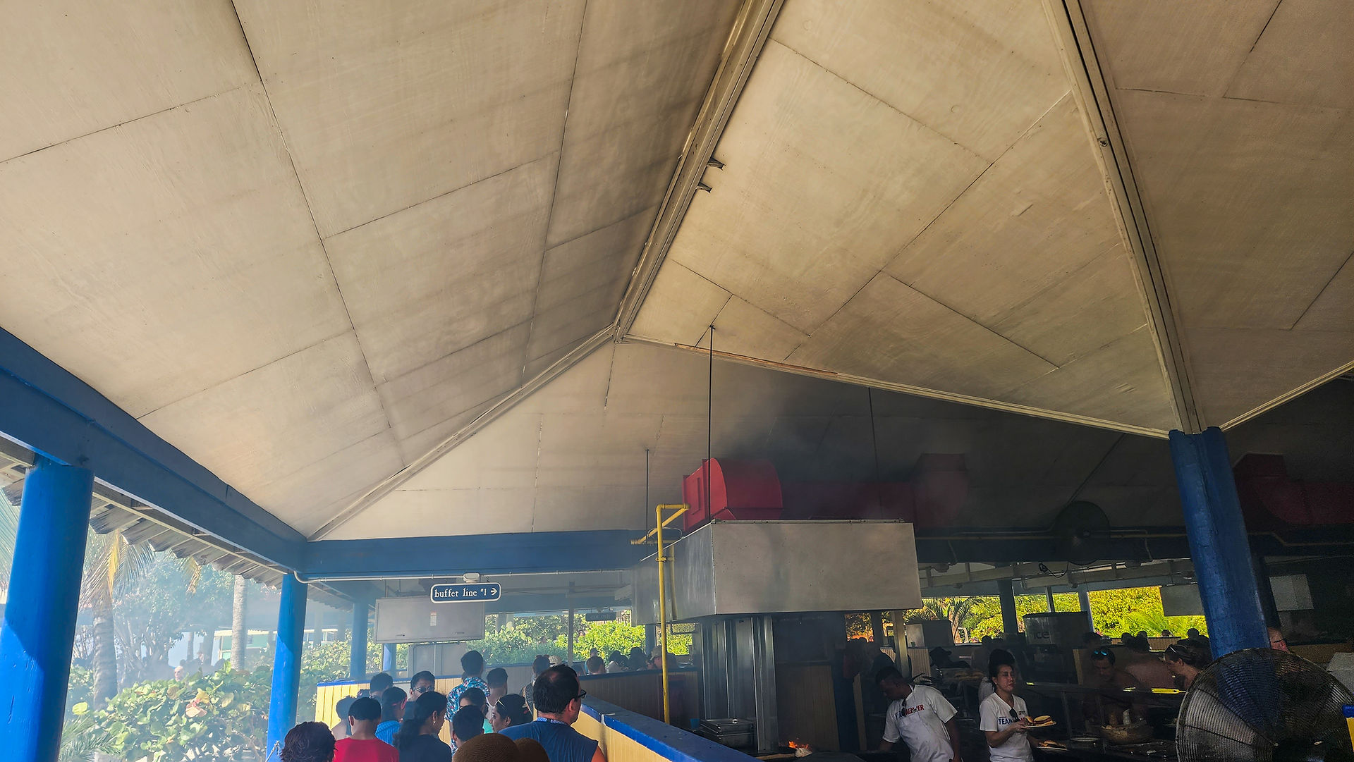 Inside at Grill Crazy in Princess Cays