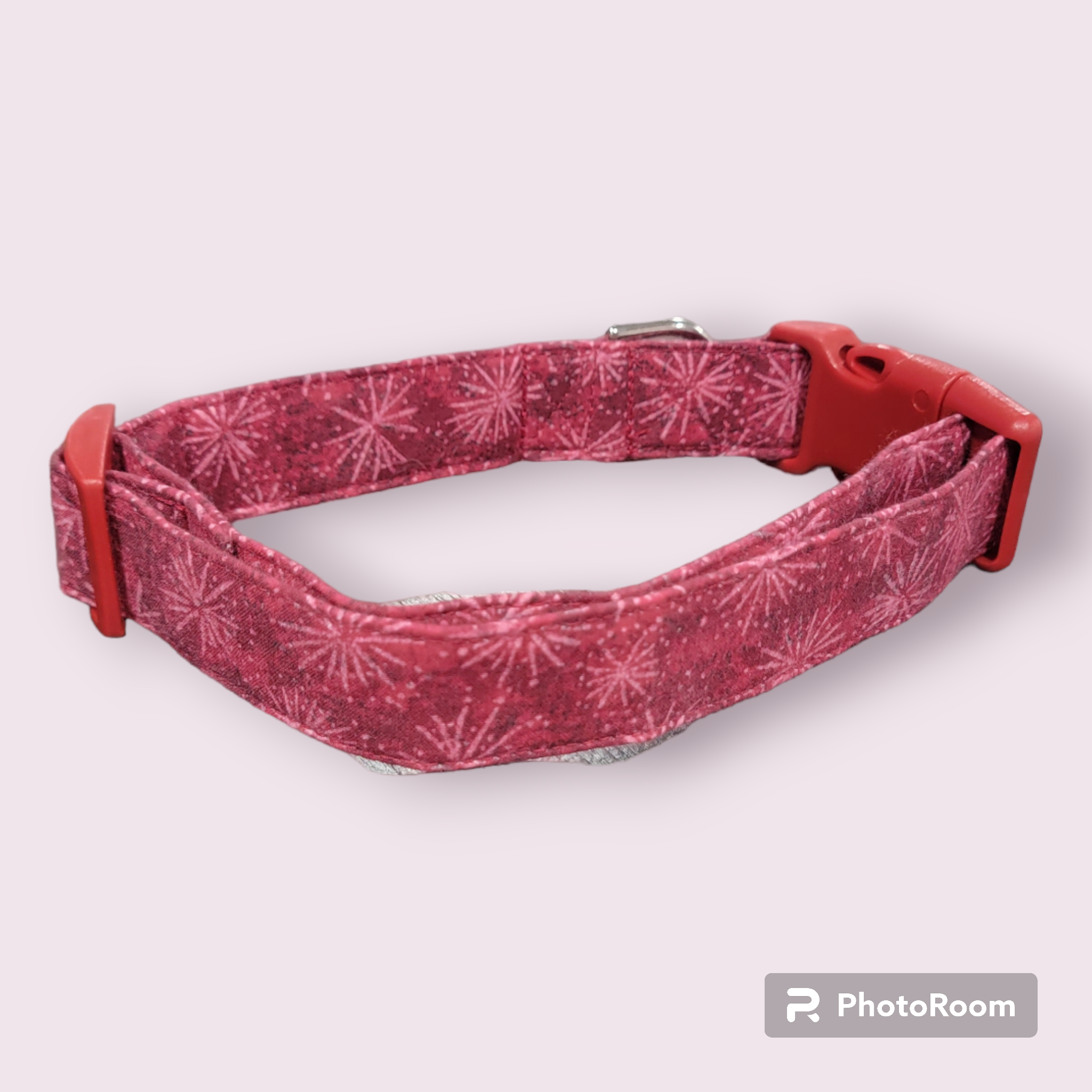 Collar- Red Fireworks-Extra Large
