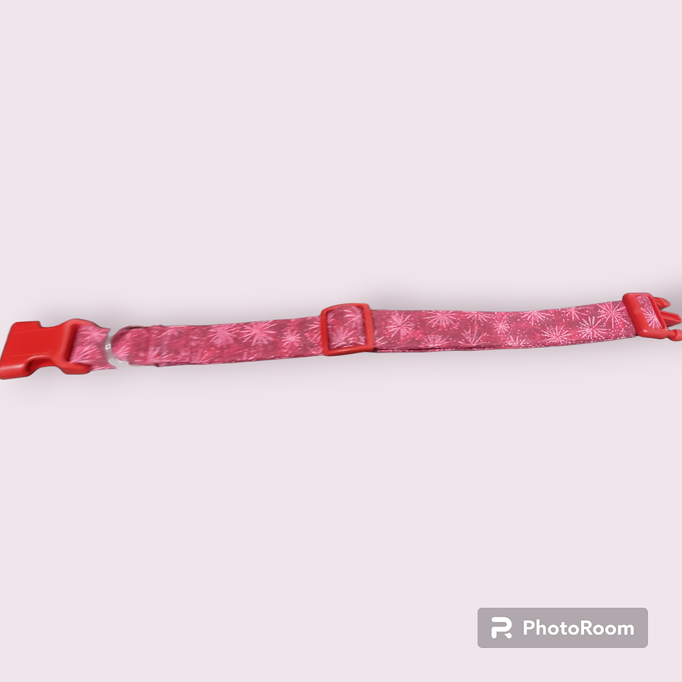 Thumbnail: Collar- Red Fireworks-Extra Large