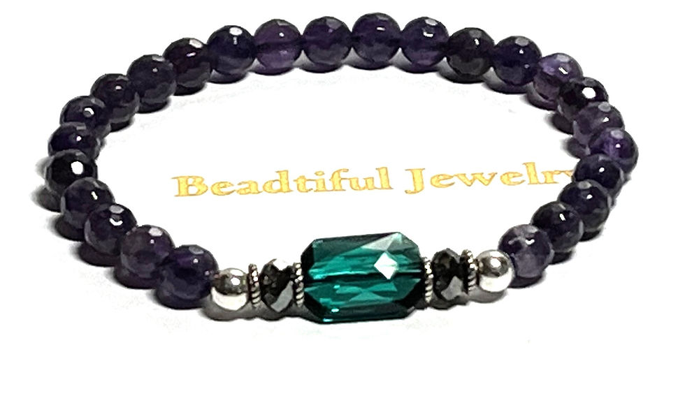 Thumbnail: Amethyst Bracelet – Women's Gemstone Bracelet