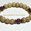 Thumbnail: Imperial Jasper Bracelet Carved Bone Rondelle Beads