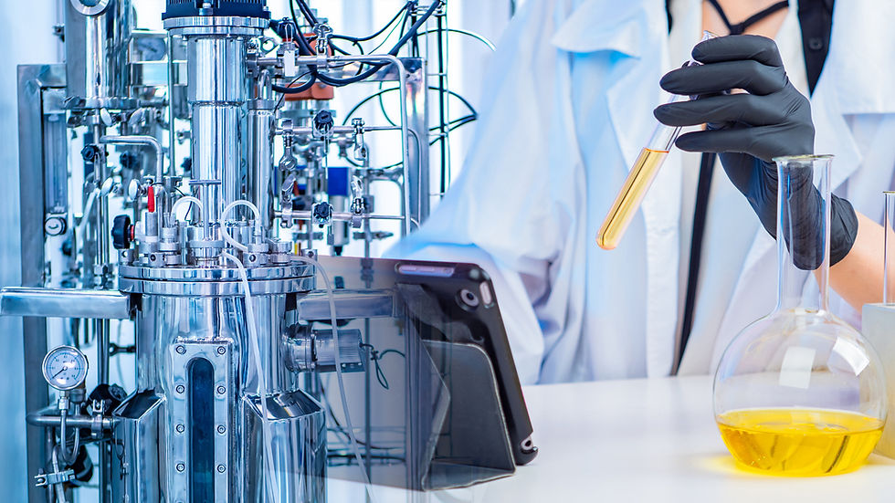 Conducting fermentation reactions. Research in the field of Microbiology