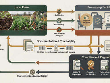Interconnected systems of regenerative agriculture workflow