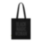 Thumbnail: Black Magic Woman Tote Bag 