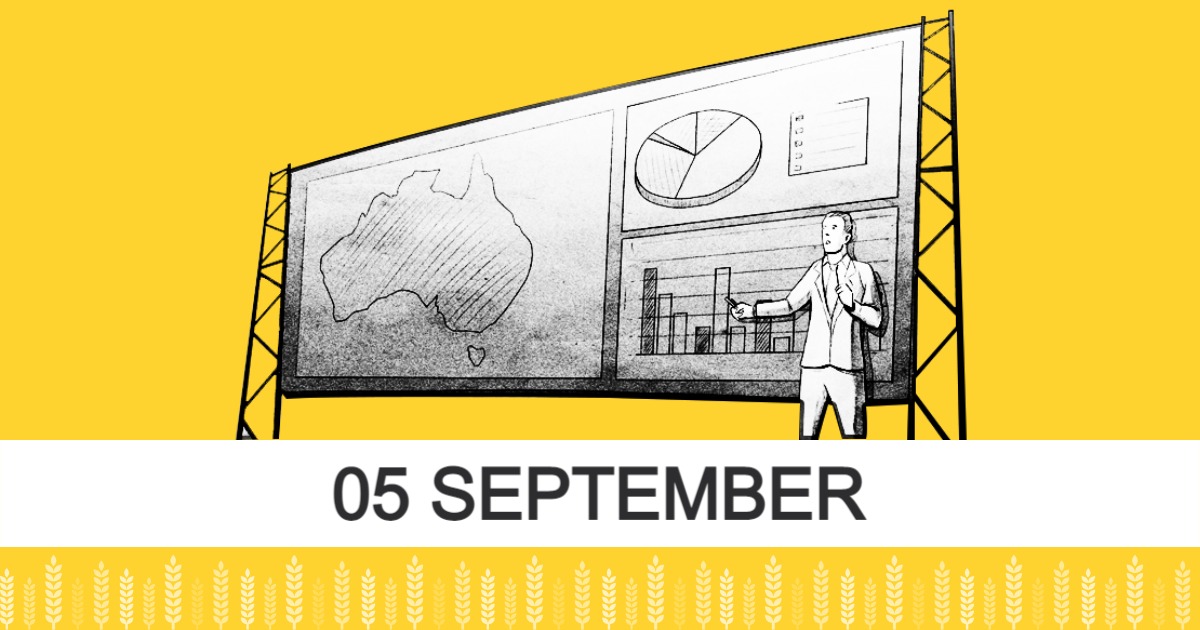 Weekly Grain Traded CGX - 05 September