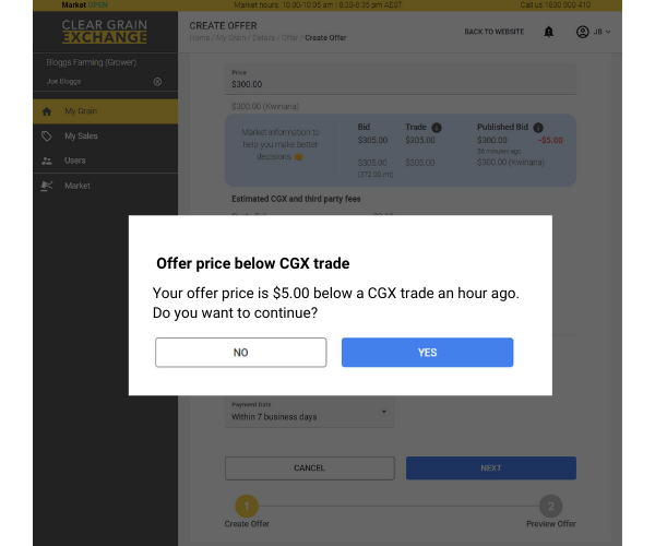 New Feature to help you set your offer price