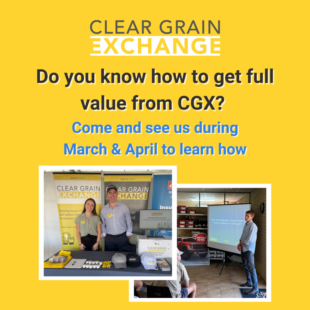 CGX Grower Meetings in March and April