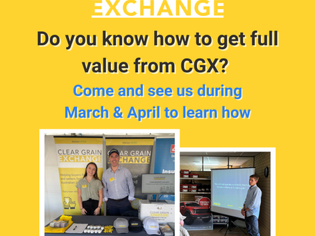 CGX Grower Meetings in March and April