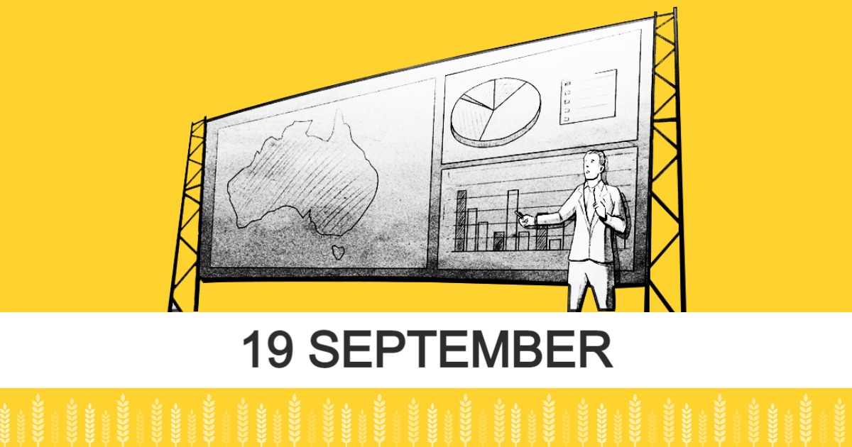 Weekly Grain Traded CGX - 19 September