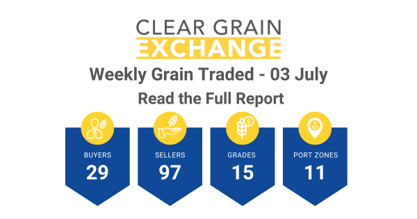 Weekly Grain Traded CGX - 03 July