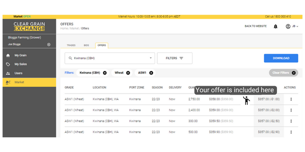 New features for growers on CGX