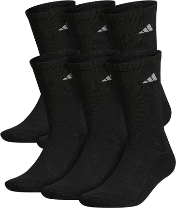 Crew-Length Athletic Socks with Cushion