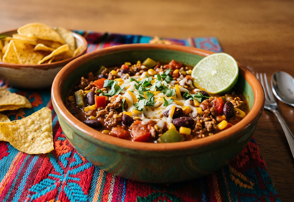 Le chili con carne préféré de Nelia!