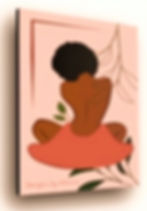 A woman sitting alone