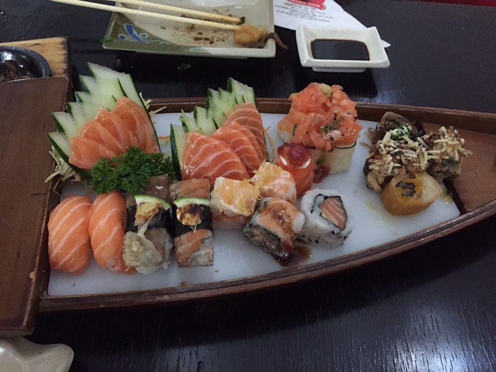 Sushi e Sashime variados