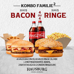 Kombo Familie 2 - 4 H. Bacon ou 4 H. Ringe ou Mix