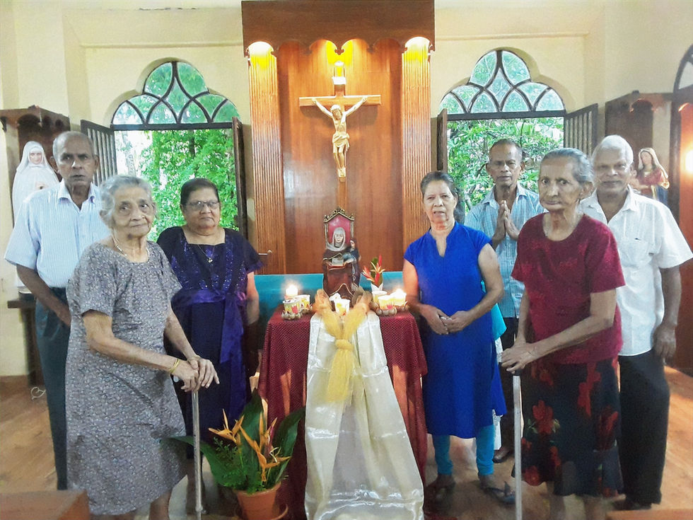 Elders Day in Carmona - Goa - Little Sisters of the Poor