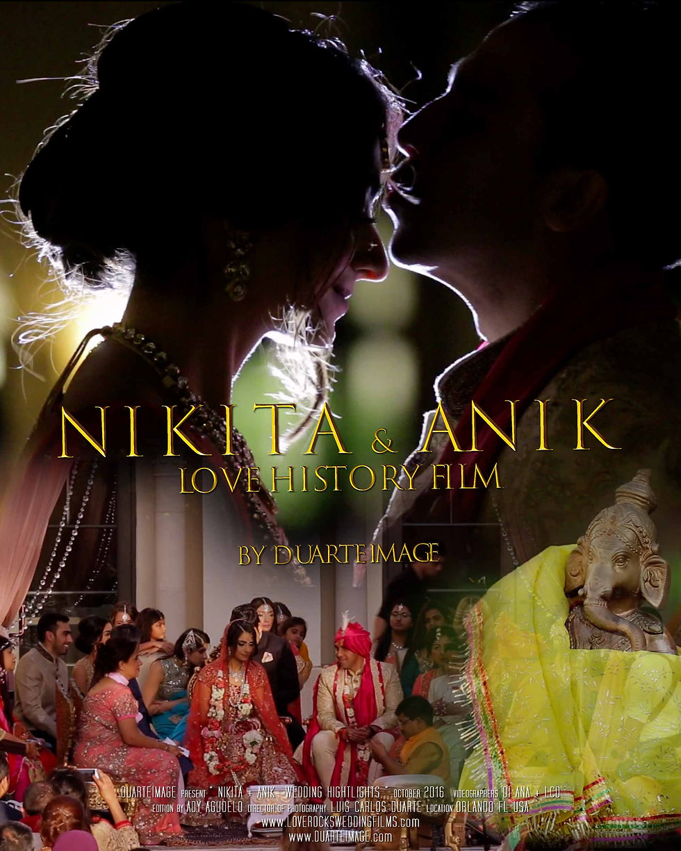 Nikita & Anik Wedding Destination - Orlando FL