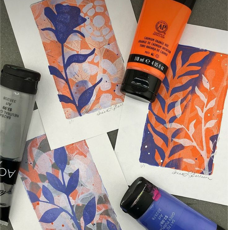 Gelli Printing Sept