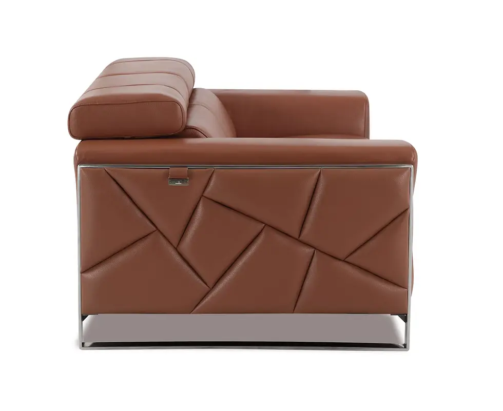 Thumbnail: Global United Top Grain Italian Leather Loveseat