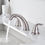 Thumbnail: Widespread Bathroom Faucet Brushed Nickel