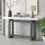 Thumbnail: U_STYLE Contemporary Console Table with Wood Top
