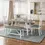 Thumbnail: TOPMAX 6 Piece Dining Table Set Wood Dining Table and Chair Set