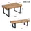 Thumbnail: 59" Kitchen Table Set with 2 Bench