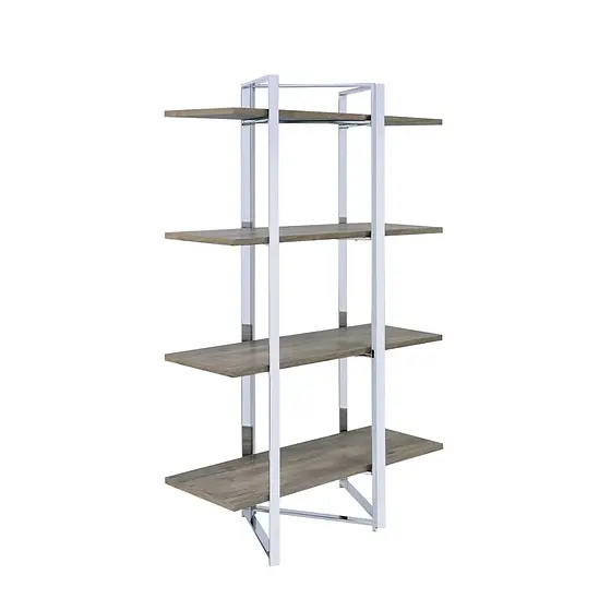 ACME Libby Bookshelf in Chrome