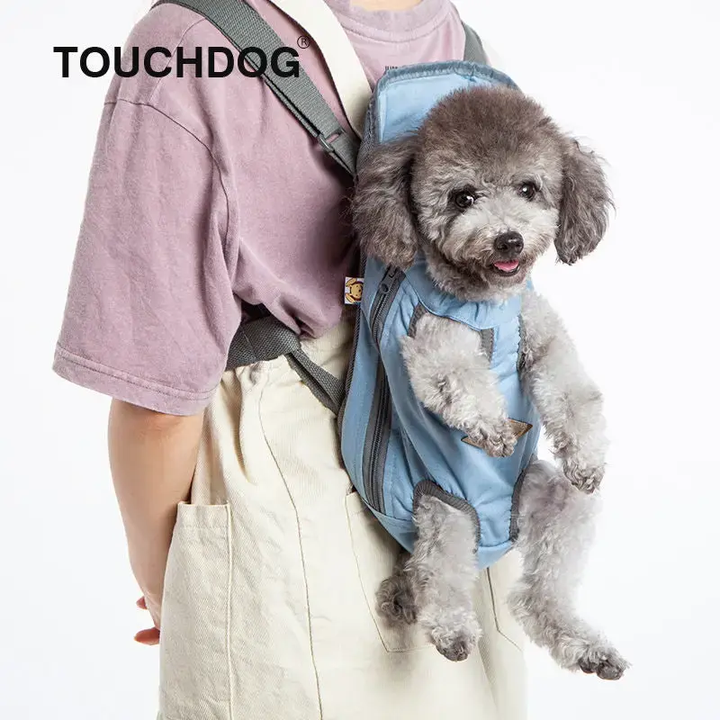Thumbnail: Touchdog 'Wiggle-Sack' Fashion Designer Front and Backpack Dog Carrier