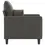Thumbnail: Sofa Chair Dark Gray 23.6" Velvet