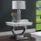 Thumbnail: ACME Zander End Table, White Printed Faux Marble